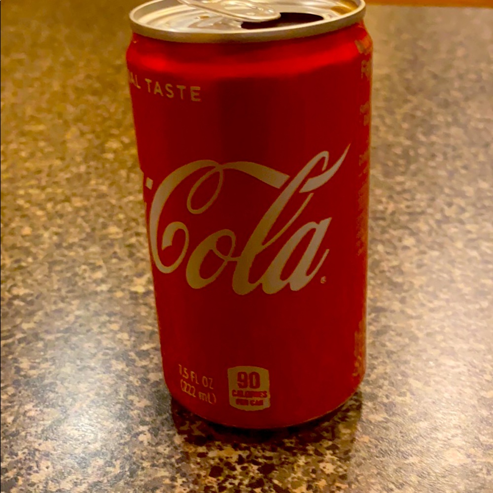 I am selling a Coca-Cola can